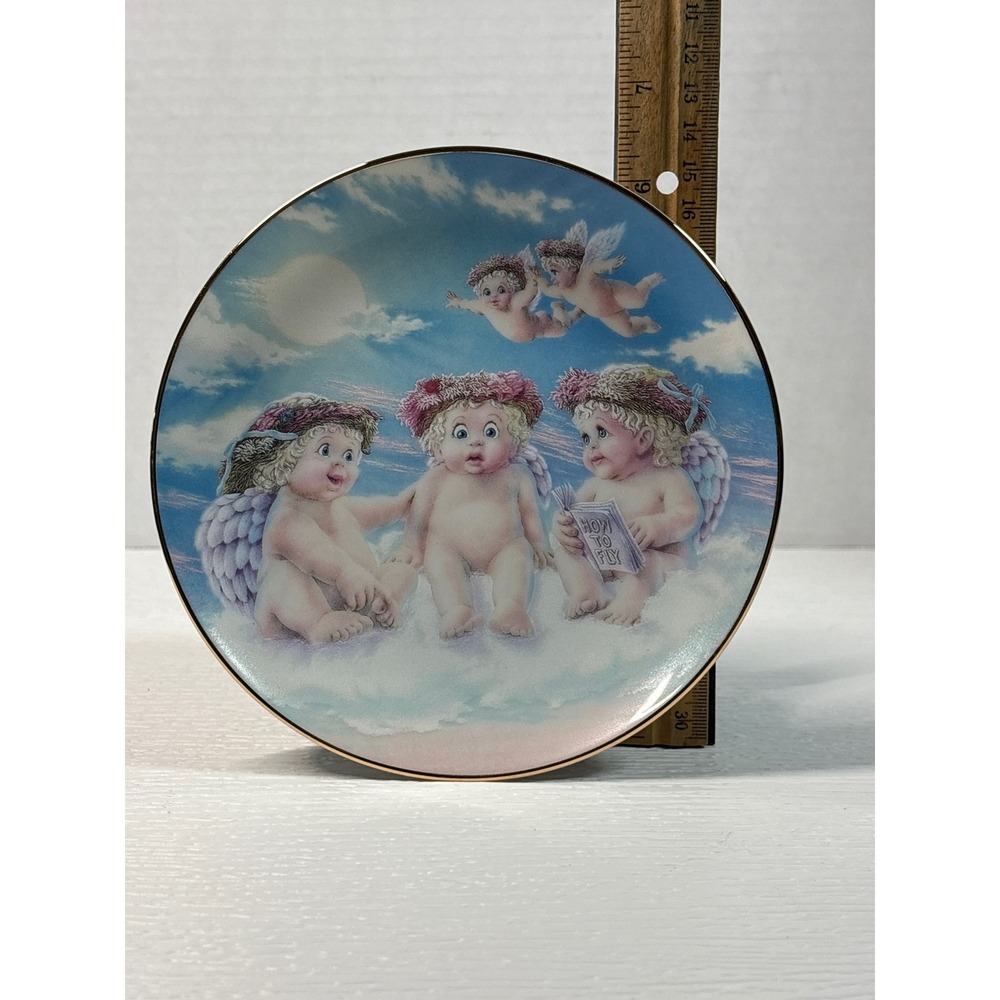 Hamilton Collection Dreamsicles The Flying Lesson Plate Kristin Angel S0163